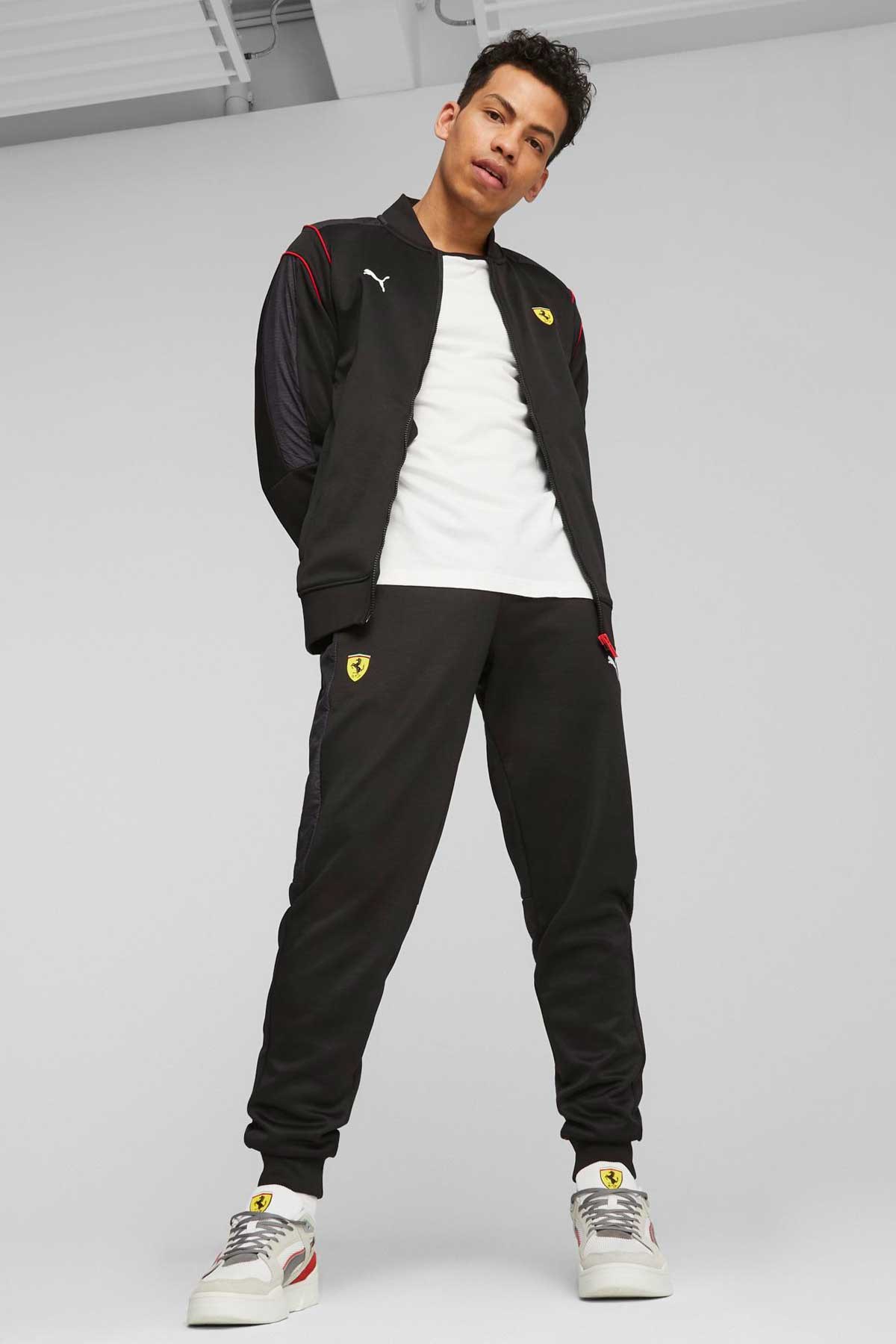 Puma Ferrari Race Mt7 Erkek Sweatshirt 62093601 Siyah