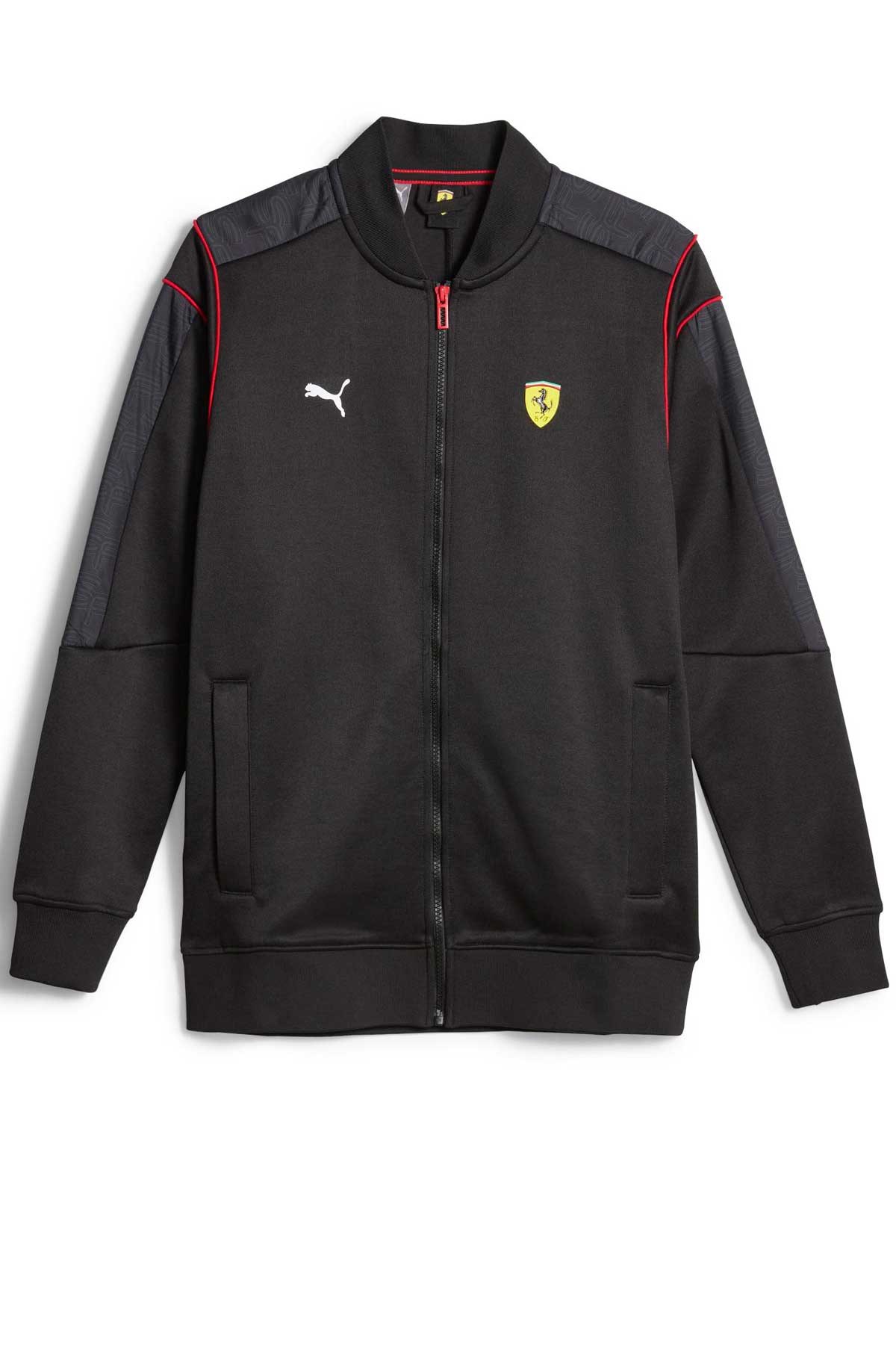 Puma Ferrari Race Mt7 Erkek Sweatshirt 62093601 Siyah