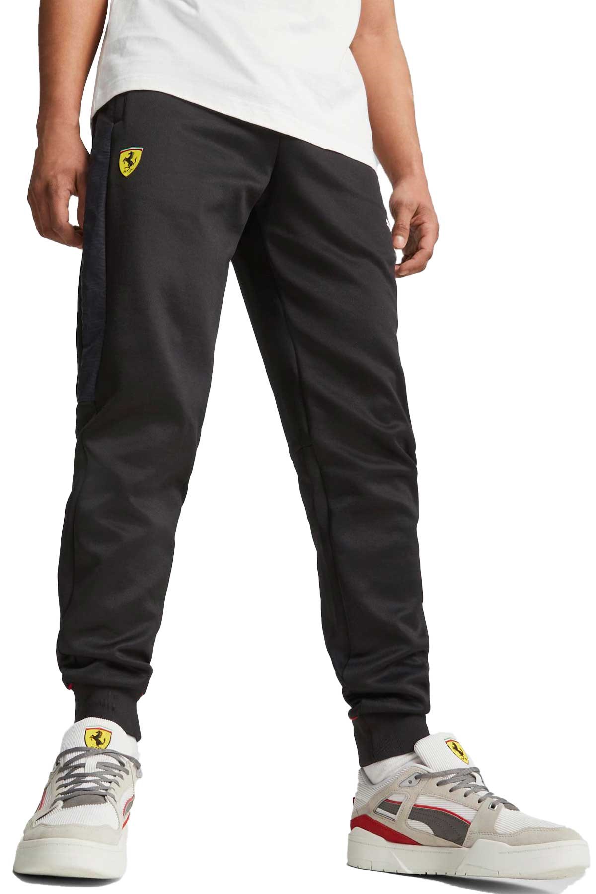 Puma Ferrari Race Mt7 Erkek Eşofman Altı 62093701 Siyah