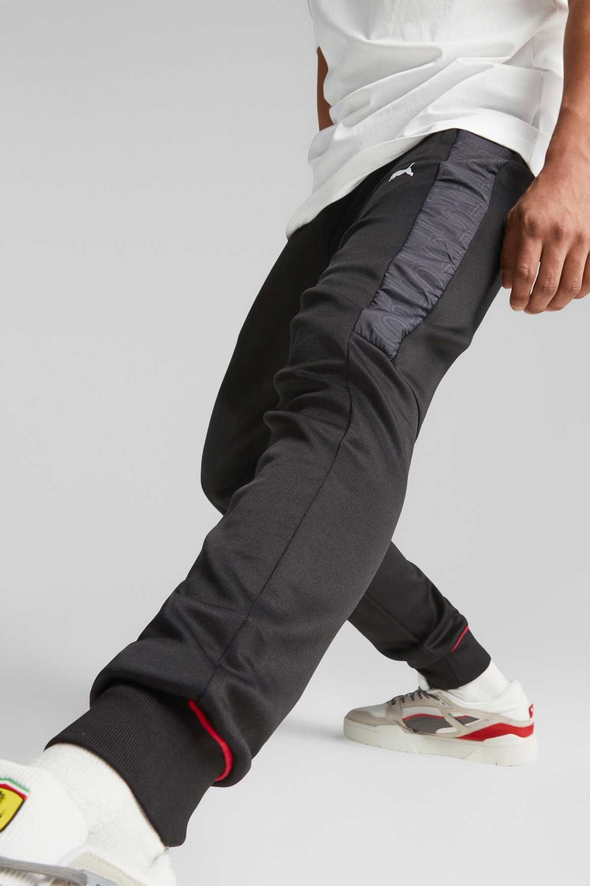 Puma Ferrari Race Mt7 Erkek Eşofman Altı 62093701 Siyah