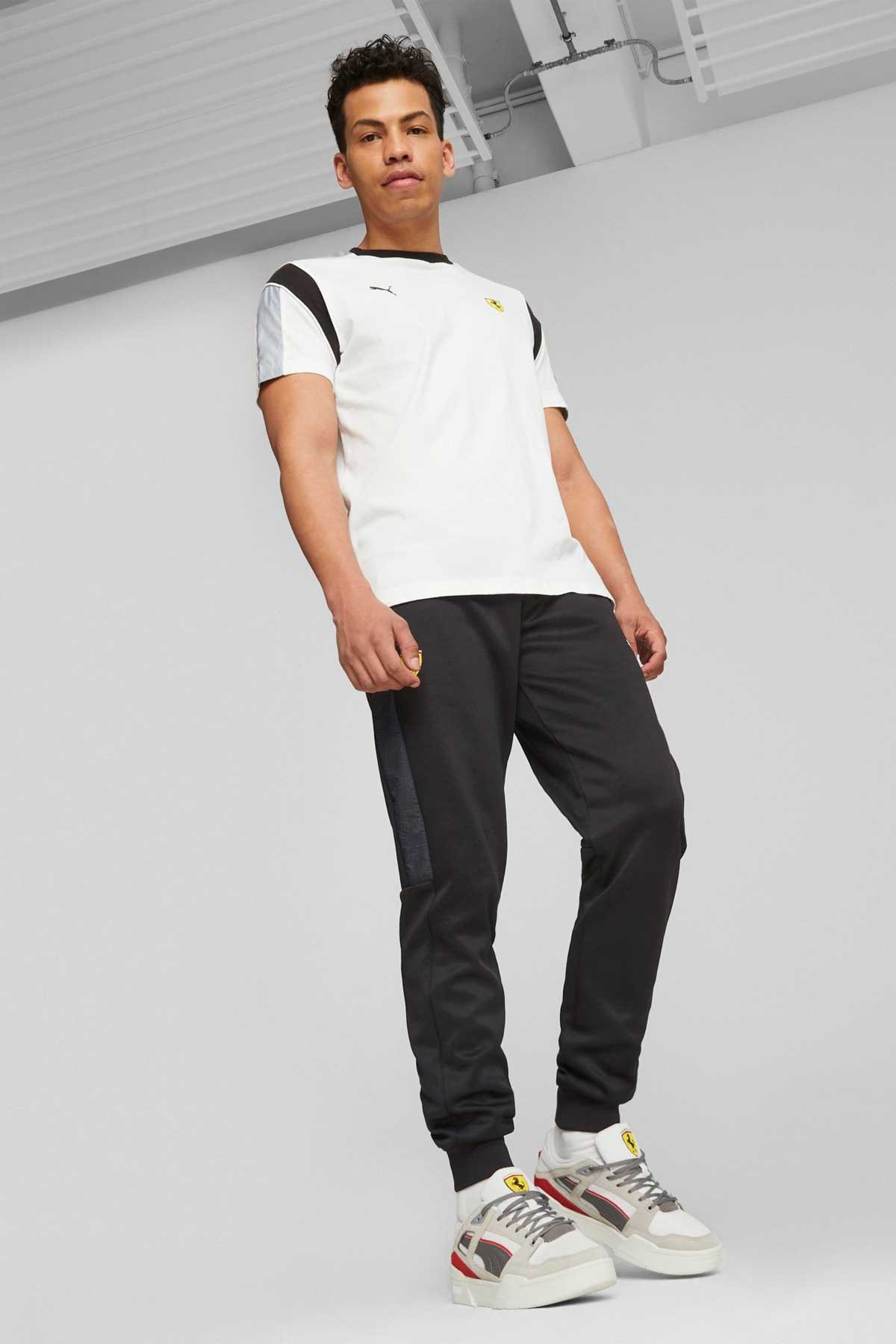 Puma Ferrari Race Mt7 Erkek Eşofman Altı 62093701 Siyah