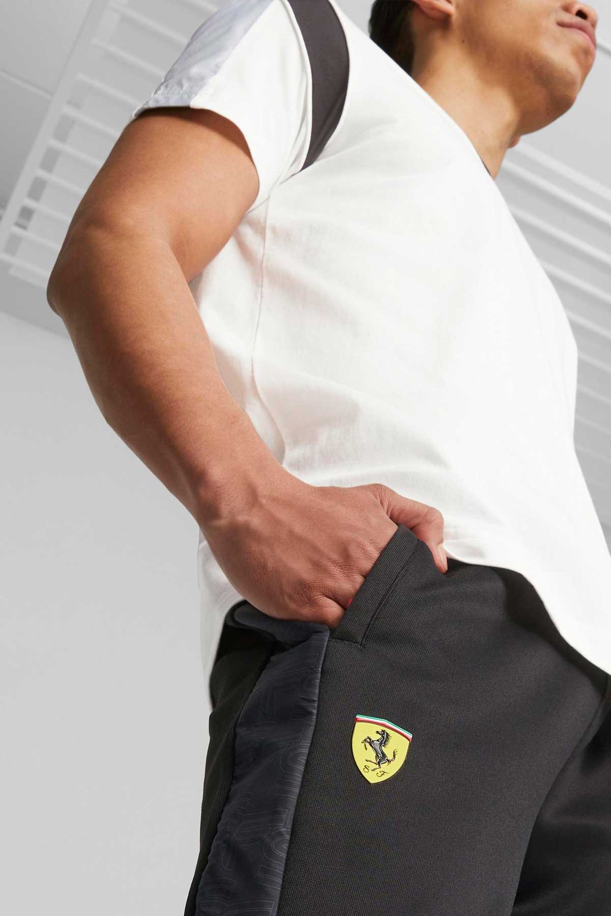 Puma Ferrari Race Mt7 Erkek Eşofman Altı 62093701 Siyah