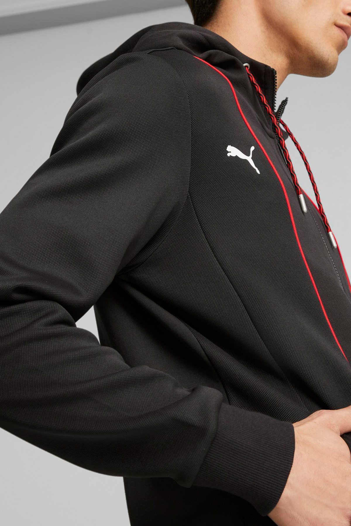 Puma Ferrari Race Hdd Erkek Sweatshirt 62094201 Siyah