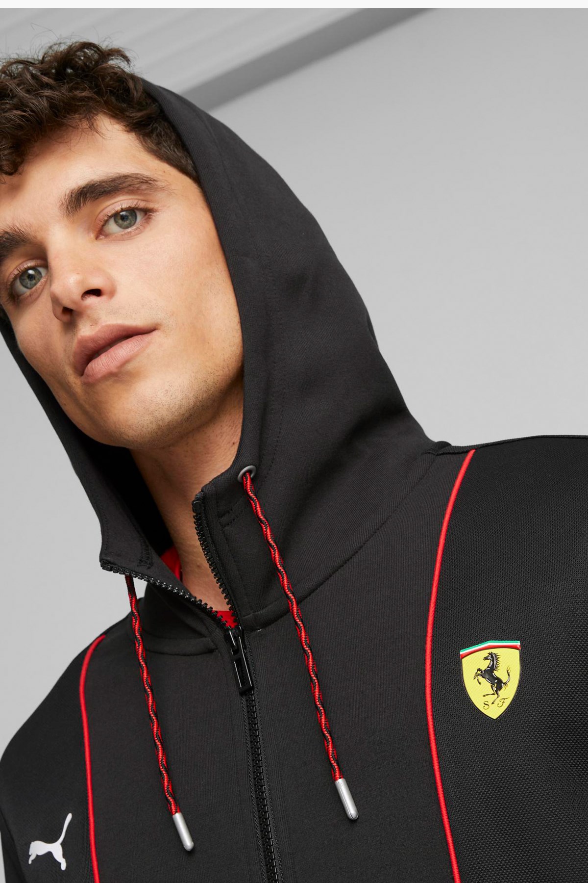 Puma Ferrari Race Hdd Erkek Sweatshirt 62094201 Siyah