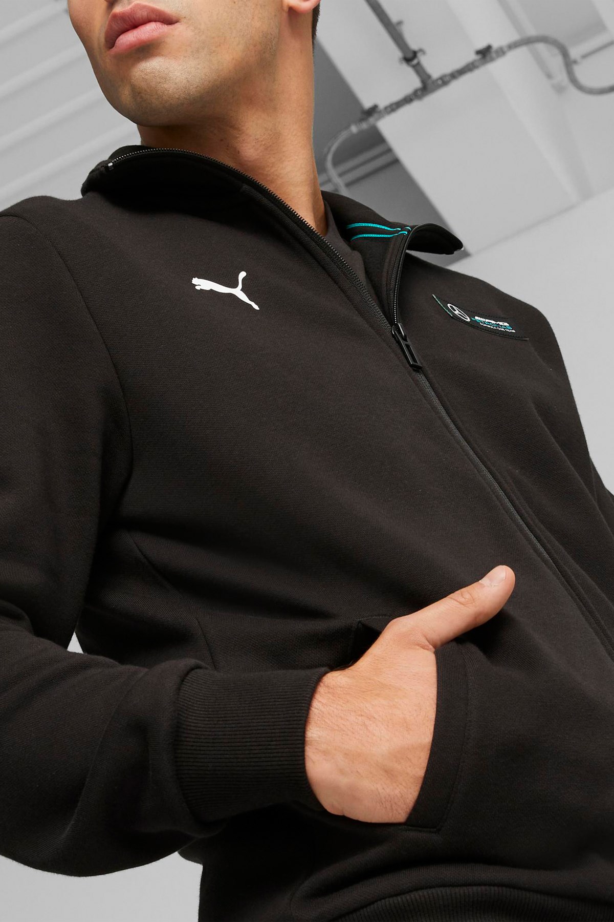 Puma Mapf1 Ess Fleece Erkek Sweatshirt 62116301 Siyah