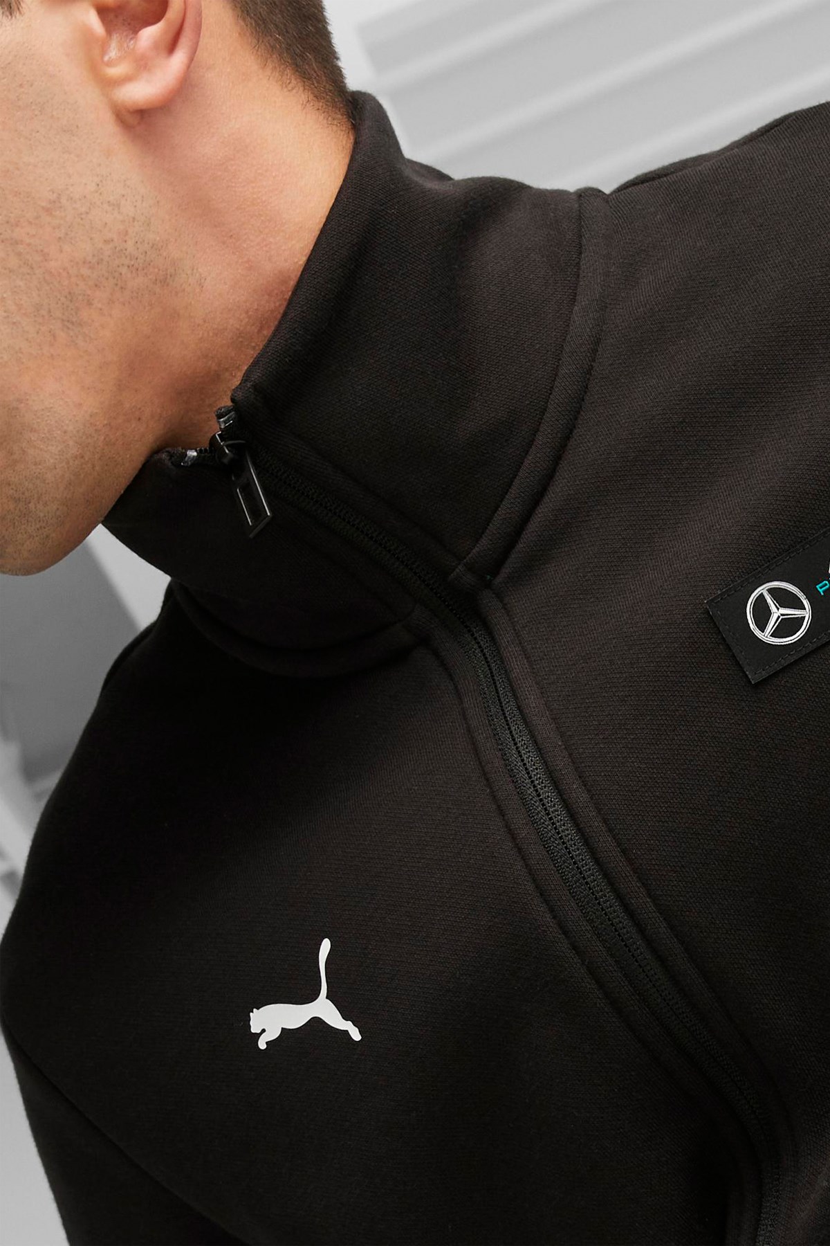 Puma Mapf1 Ess Fleece Erkek Sweatshirt 62116301 Siyah