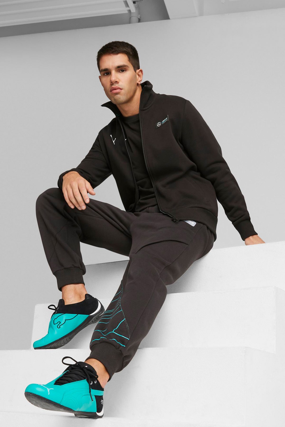 Puma Mapf1 Ess Fleece Erkek Sweatshirt 62116301 Siyah