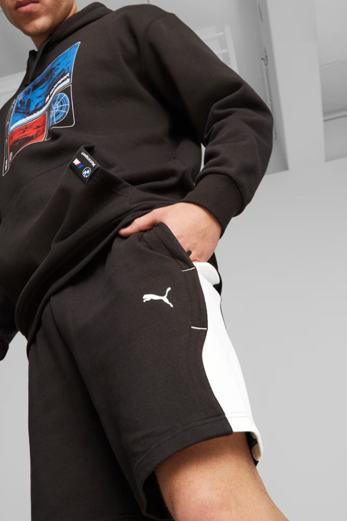 Puma Bmw Mms Erkek Şort 62122401 Siyah
