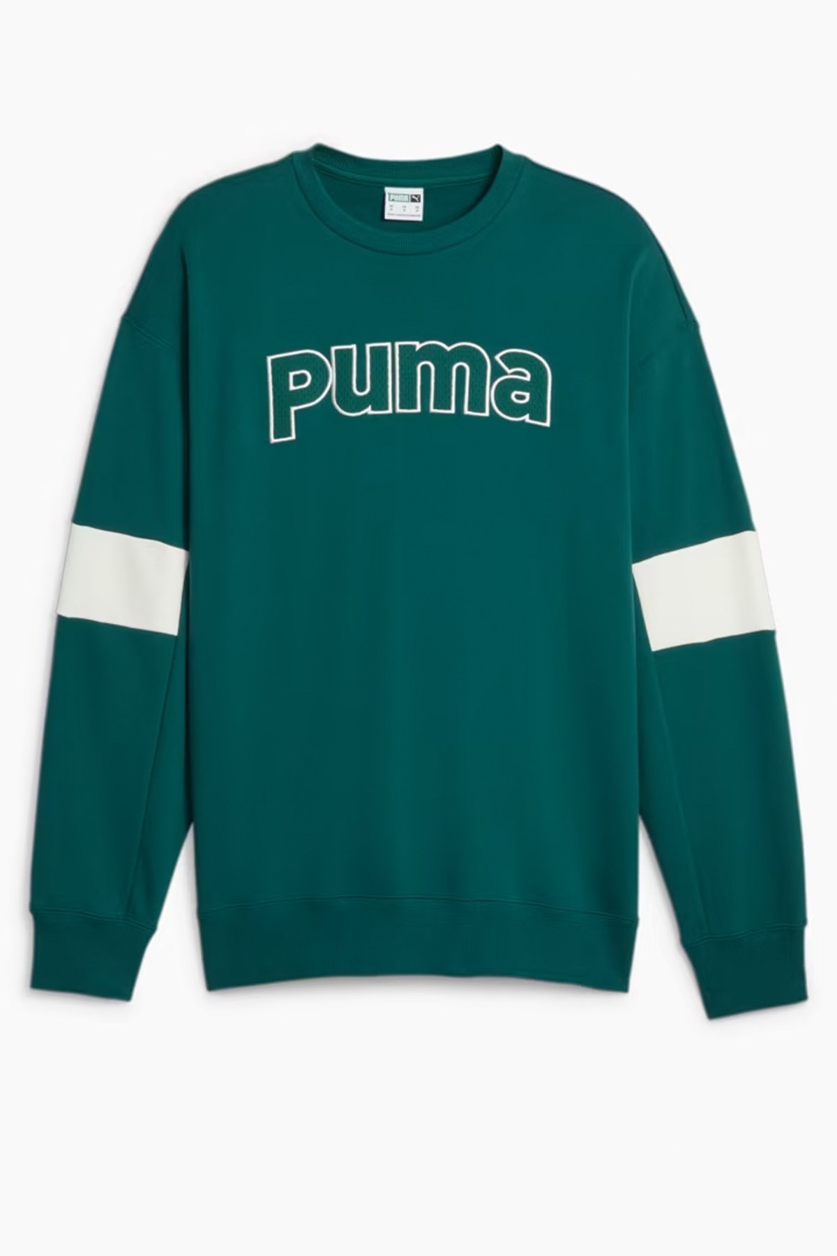 Puma Team Crew Erkek Sweat 62132443 Yeşil