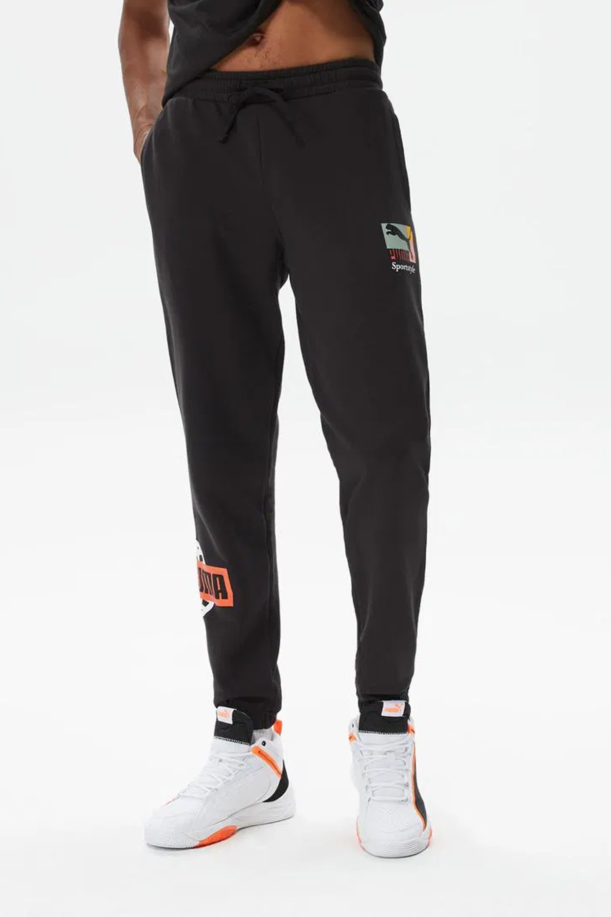 Puma Classıcs Brand Love Erkek Eşofman Alt 62134601 Siyah