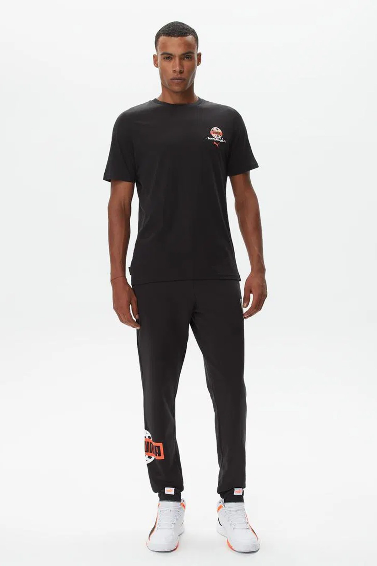Puma Classıcs Brand Love Erkek Eşofman Alt 62134601 Siyah