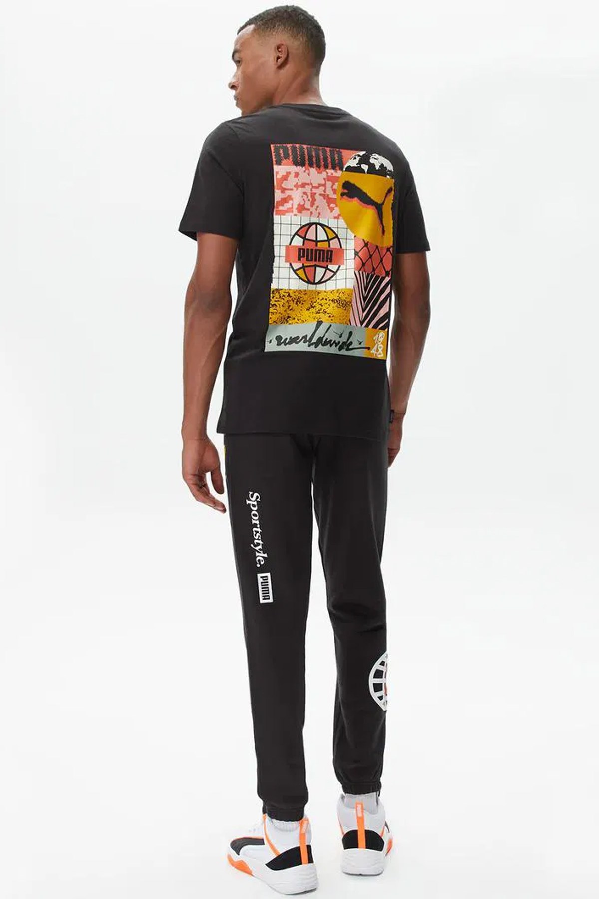 Puma Classıcs Brand Love Erkek Eşofman Alt 62134601 Siyah