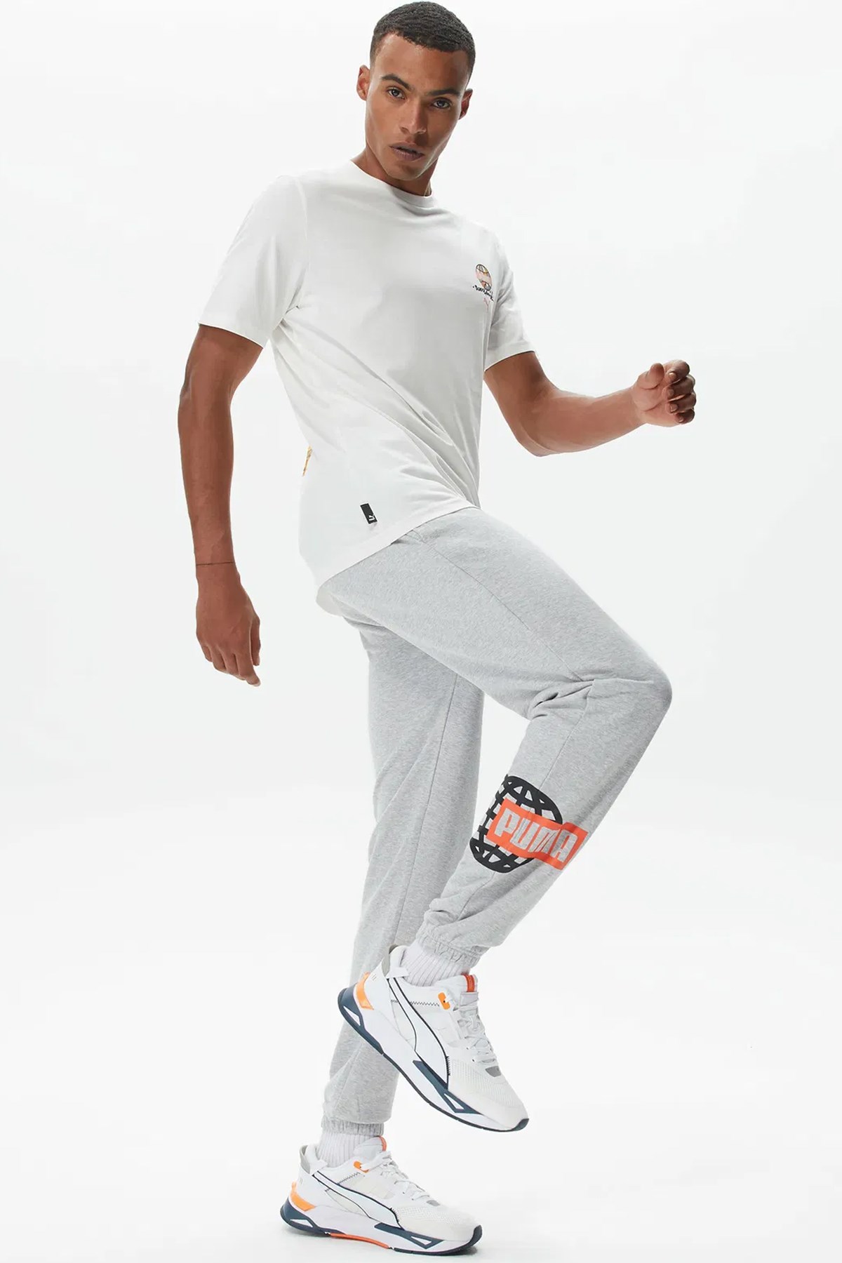 Puma Classıcs Brand Love Erkek Eşofman Alt 62134604 Gri