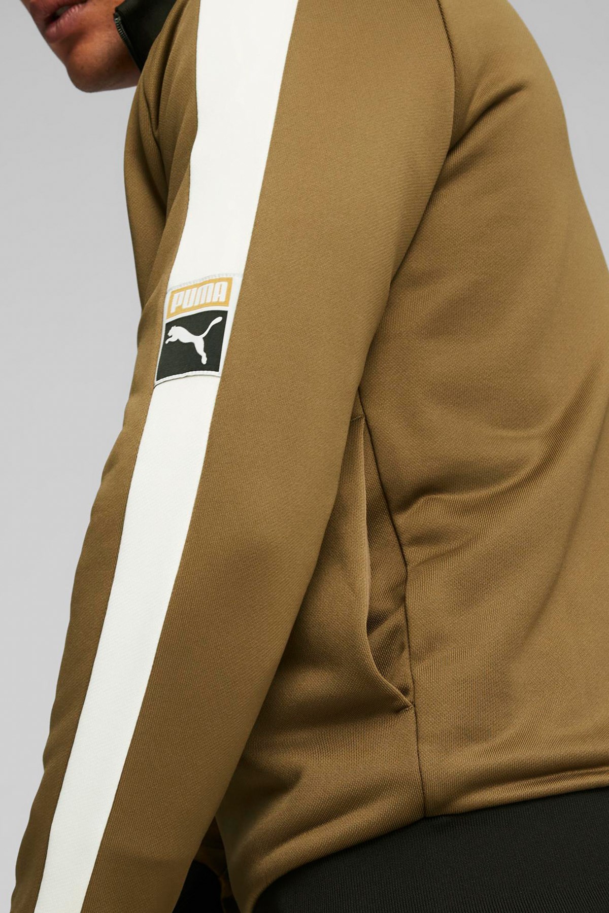 Puma T7 Forward Erkek Sweatshirt 62135193 Kahverengi