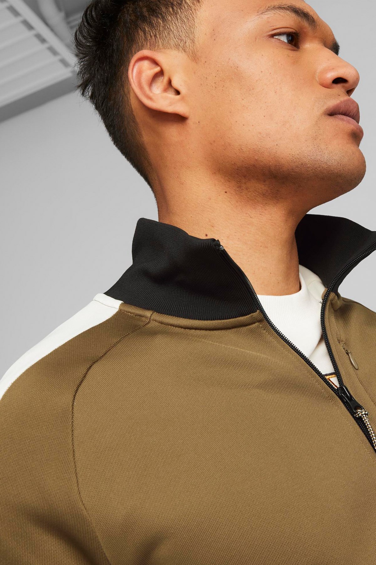 Puma T7 Forward Erkek Sweatshirt 62135193 Kahverengi