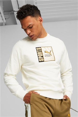 Puma Classics Erkek Sweatshirt 62135365 Beyaz