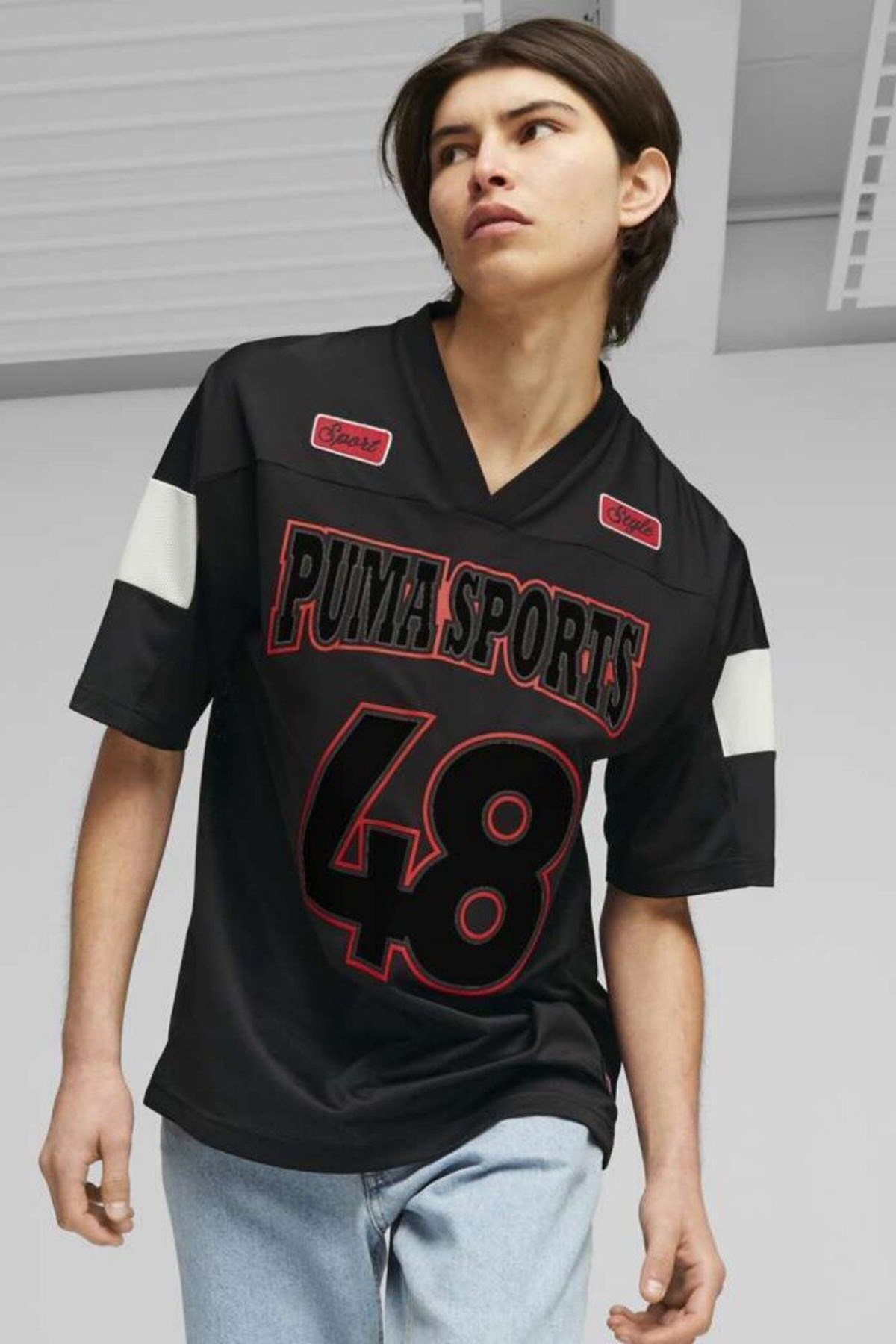 Puma Team Sports Jersey Erkek Tişört 62136801 Siyah