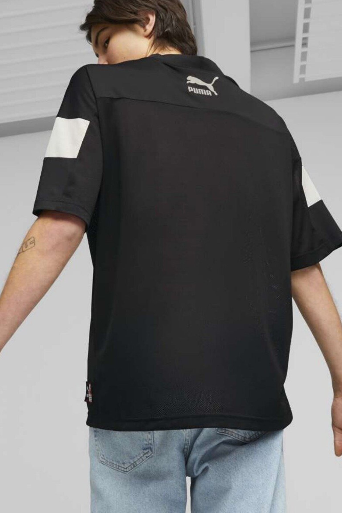 Puma Team Sports Jersey Erkek Tişört 62136801 Siyah