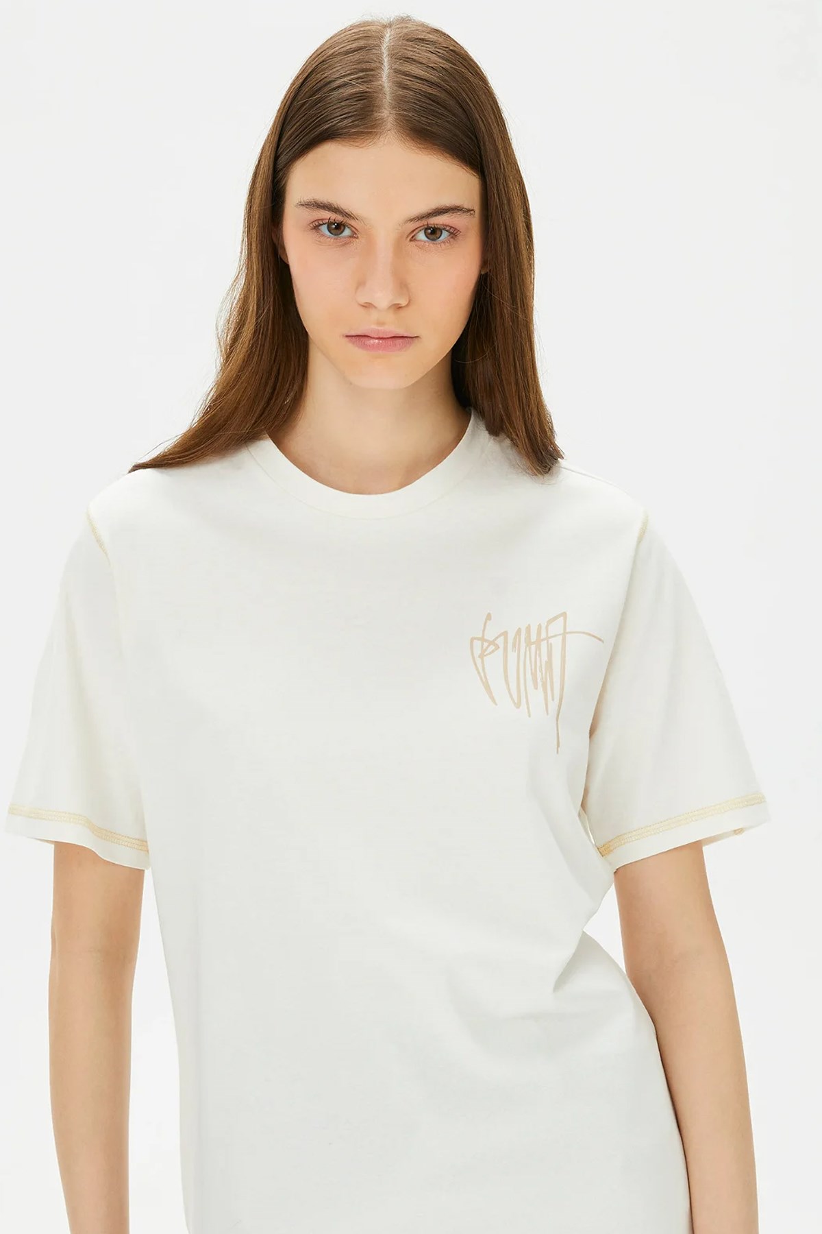 Puma Classics Erkek Tişört 62136965 Beyaz