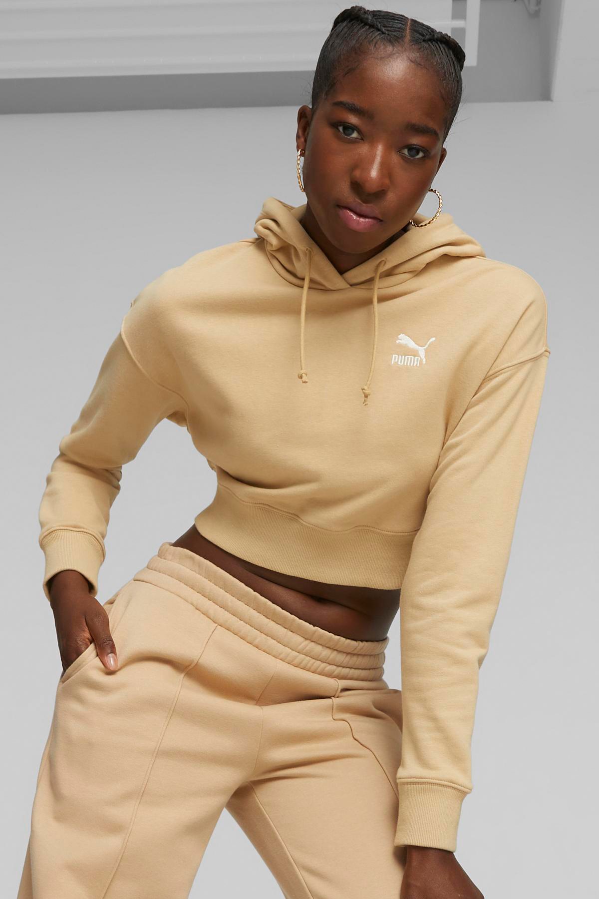 Puma Classics Kadın Sweatshirt 62140984 Bej