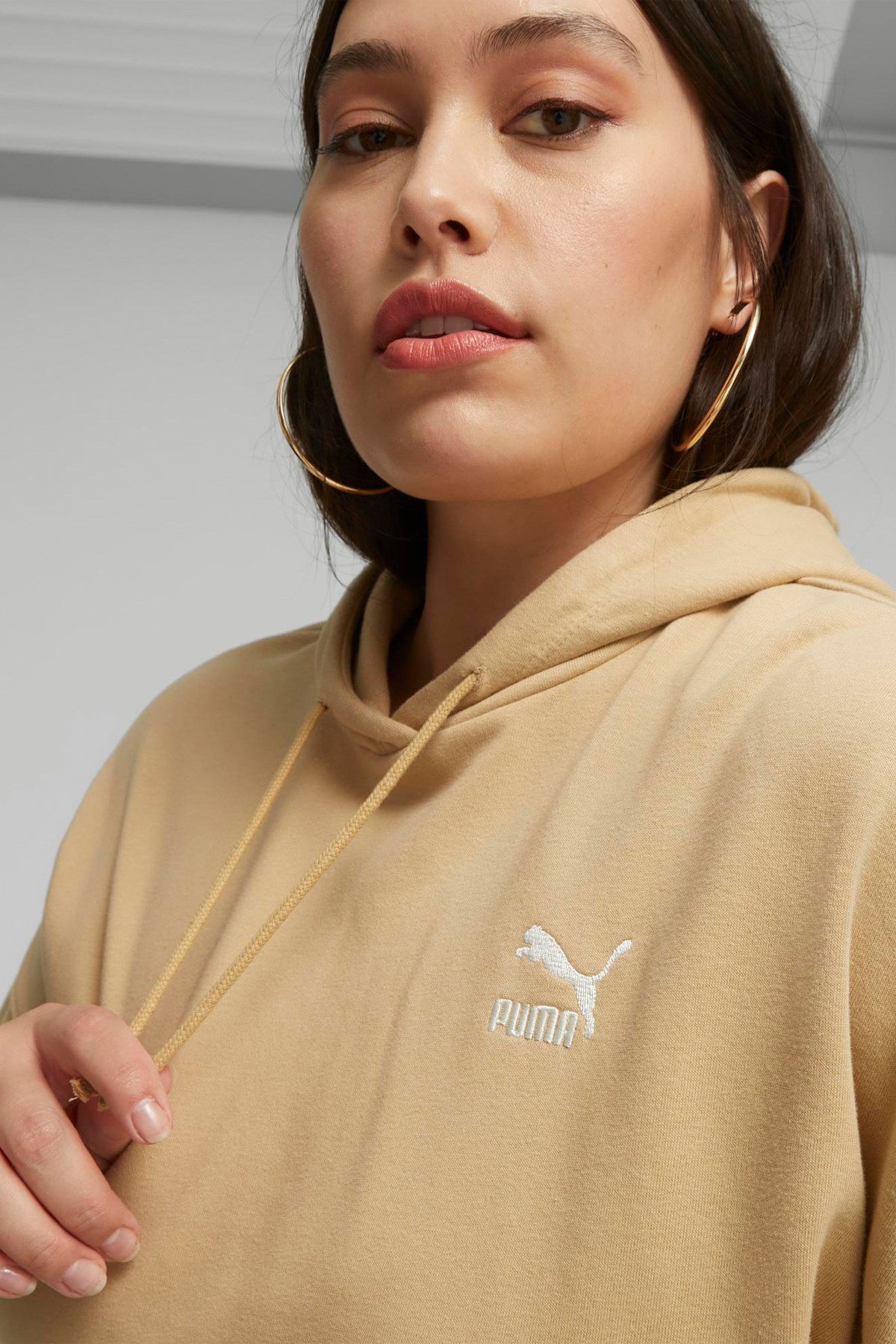 Puma Classics Kadın Sweatshirt 62140984 Bej