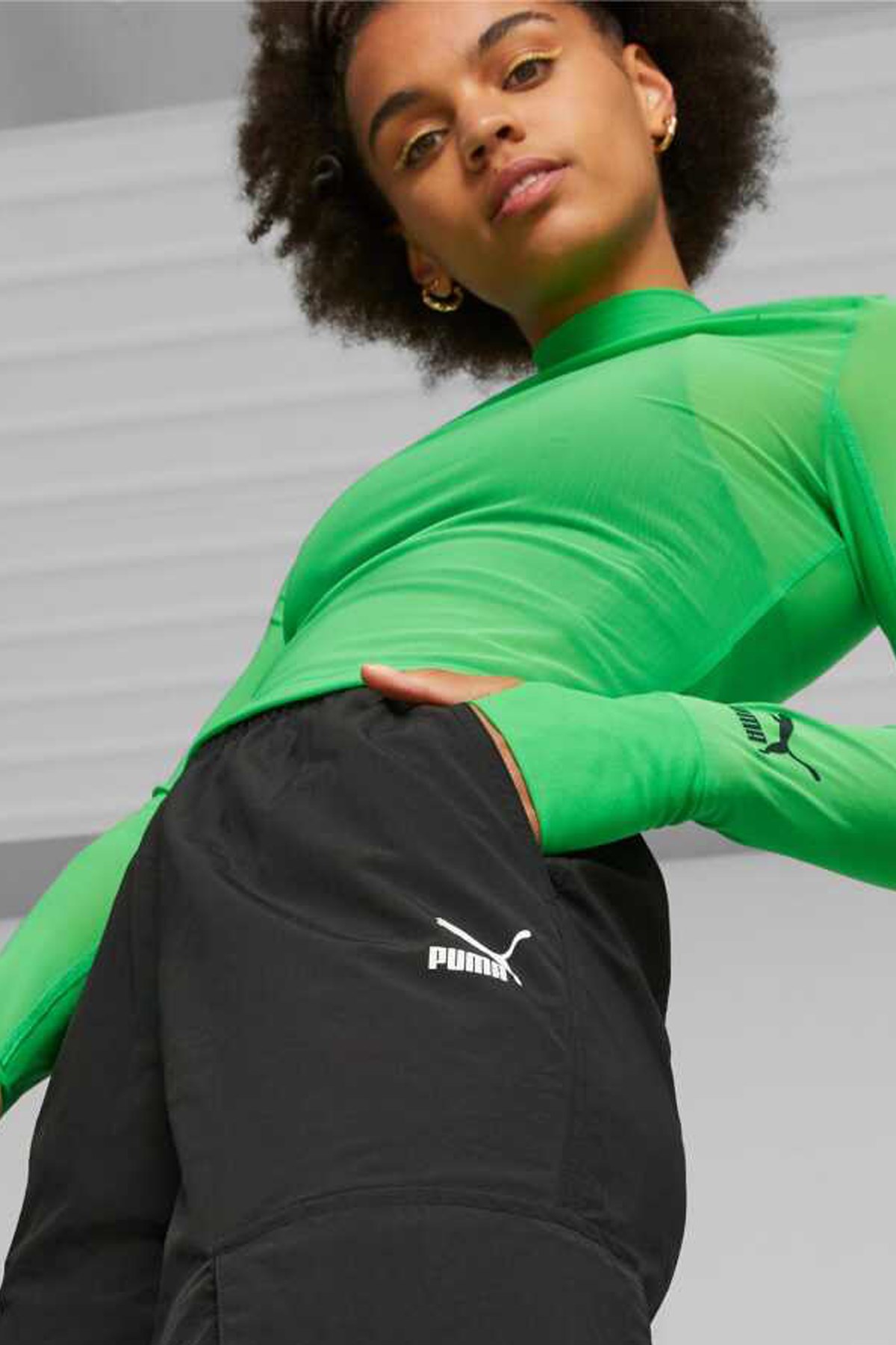 Puma Dare To Relaxed Woven Kadın Eşofman Alt 62143301 Siyah