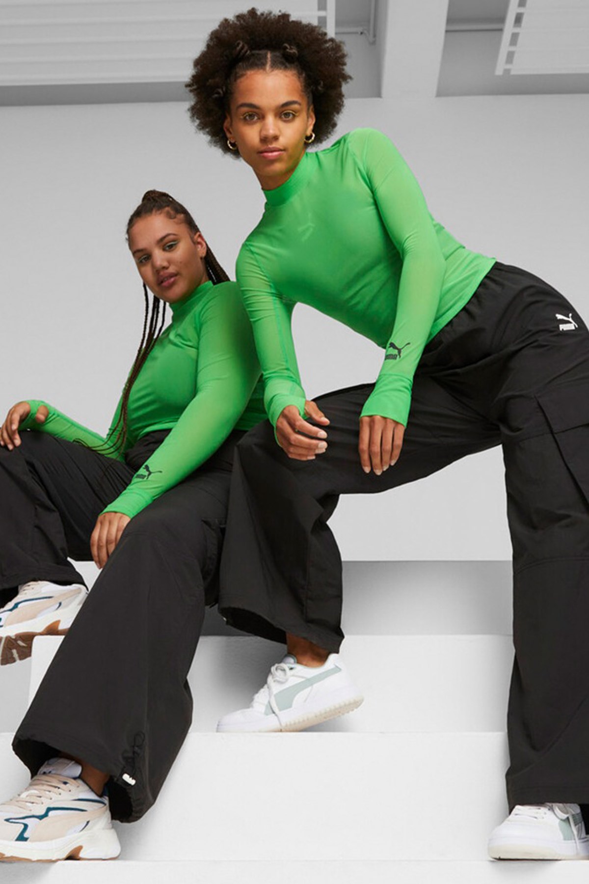 Puma Dare To Relaxed Woven Kadın Eşofman Alt 62143301 Siyah