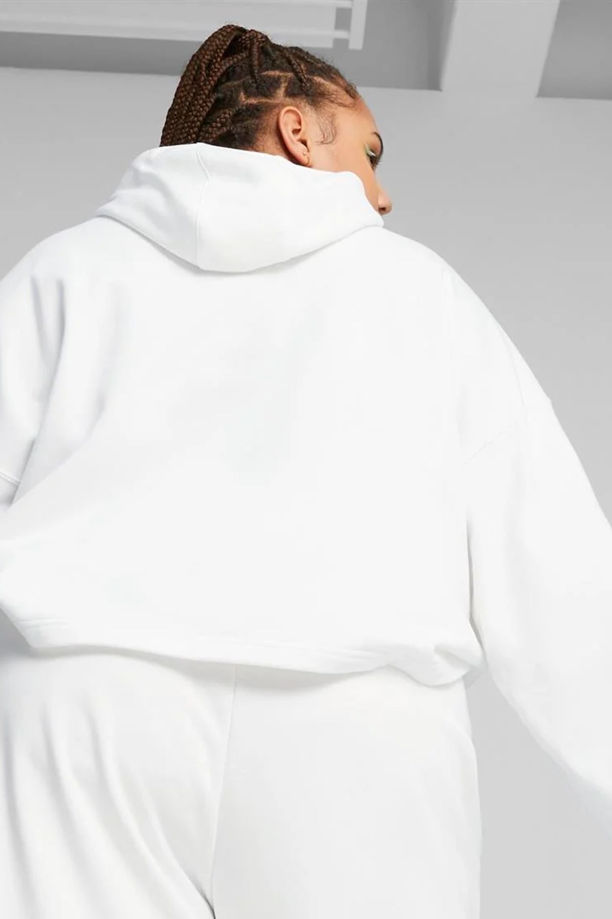 Puma Dare To Kadın Sweatshirt 62143402 Beyaz