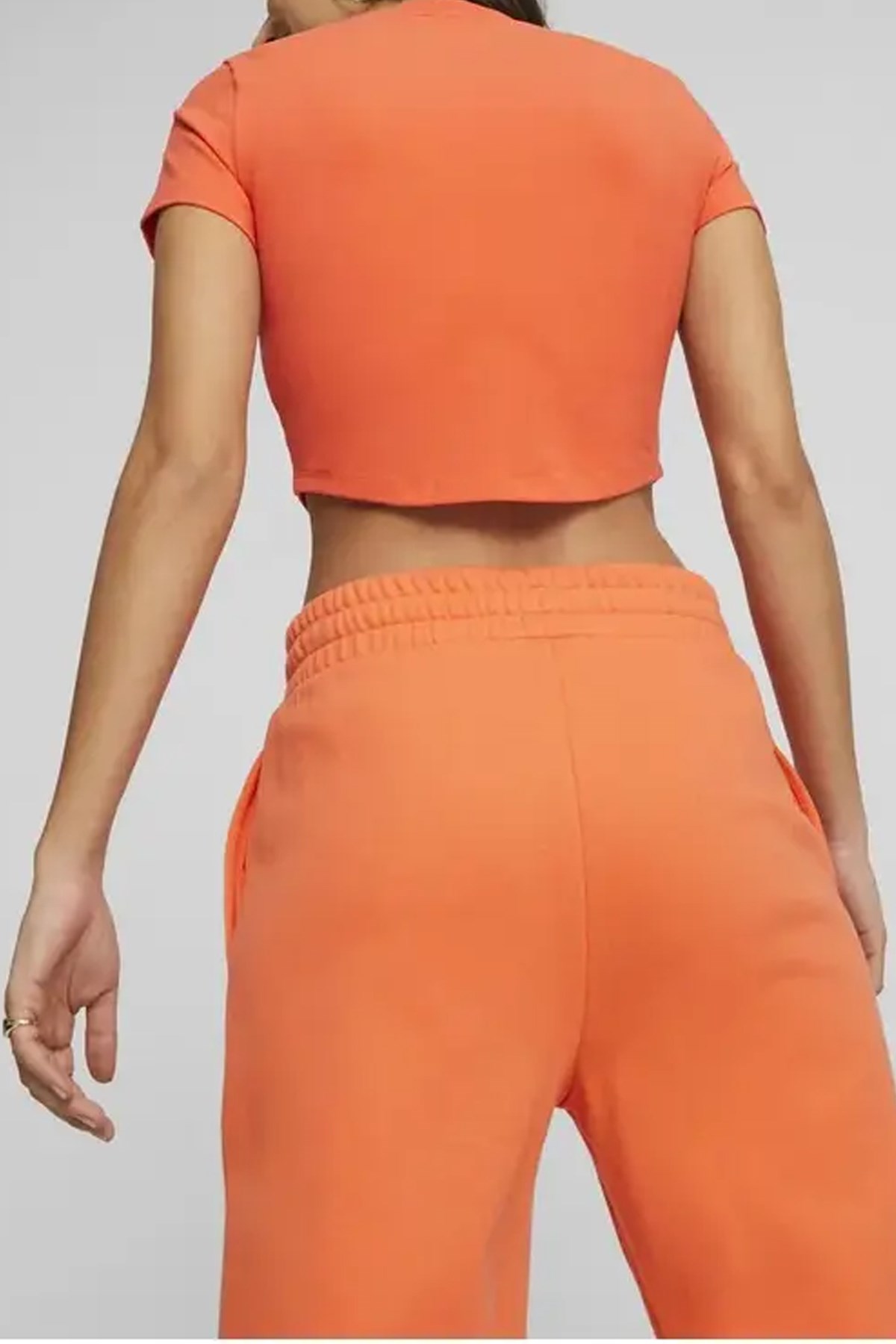 Puma Dare To Cropped Kadın Tişört 62143560 Turuncu