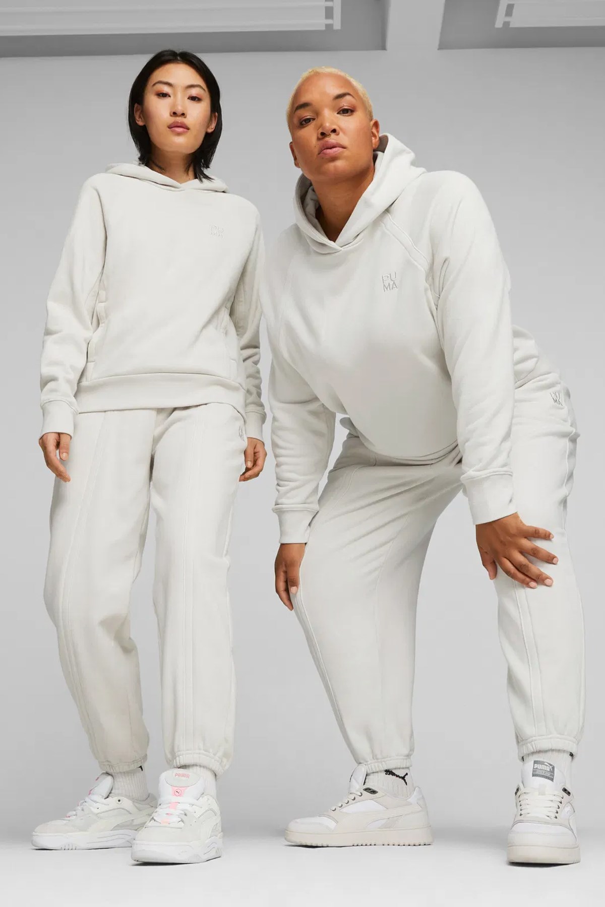 Puma Infuse Relaxed Hoodie Kadın Sweat 62144417 Gri