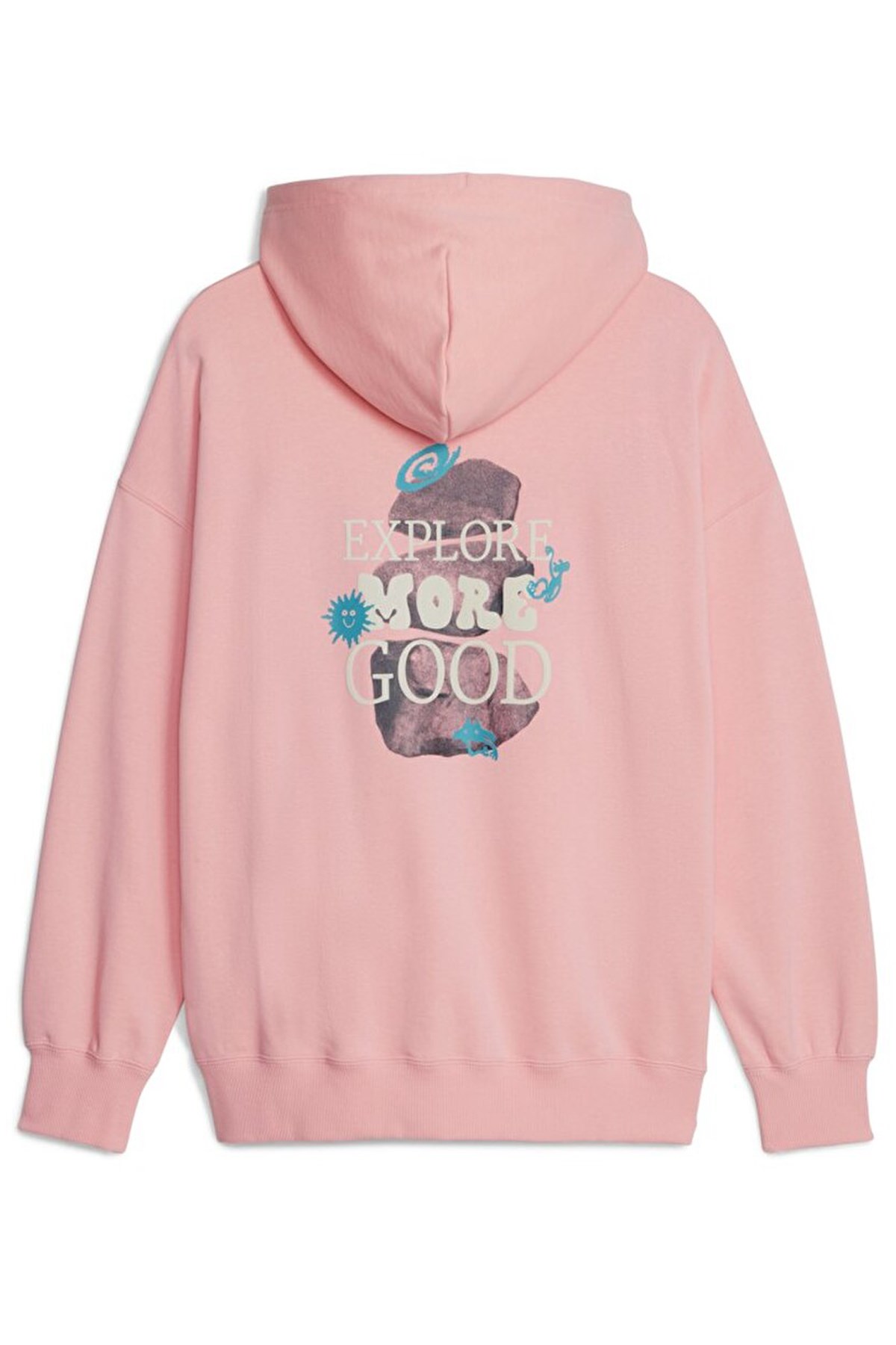 Puma Downtown Oversized Graphic Kadın Sweat 62145463 Pembe