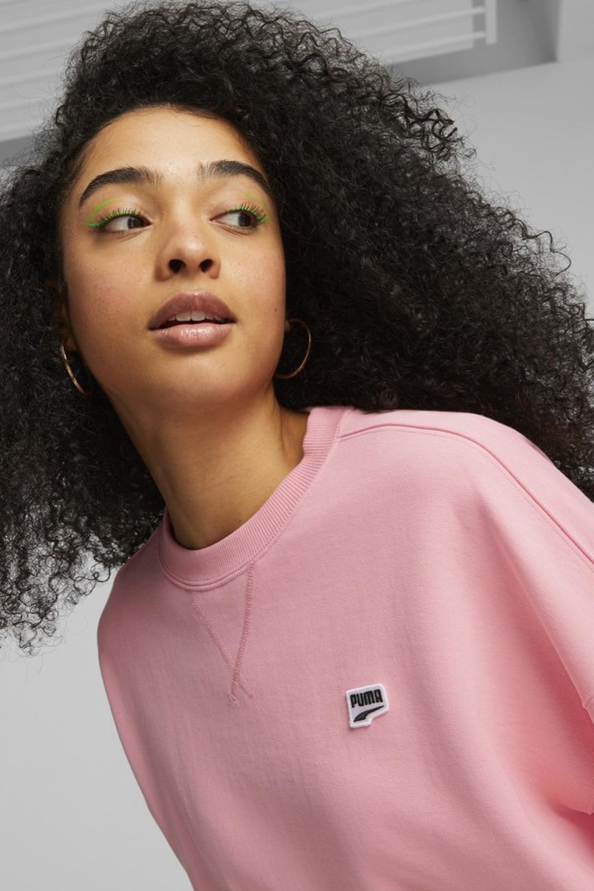 Puma Downtown Kadın Sweatshirt 62145563 Pembe