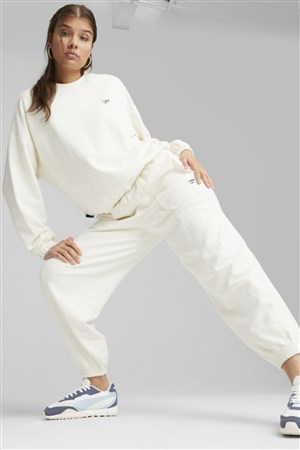 Puma Downtown Sweatpants Kadın Eşofman Alt 62145665 Ekru