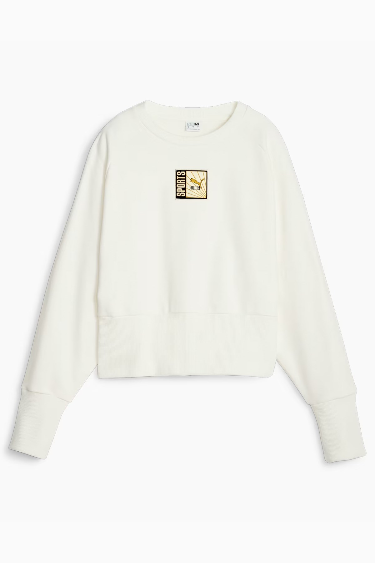 Puma Classıcs Forward Hıstory Crew Kadın Sweat 62147665 Ekru