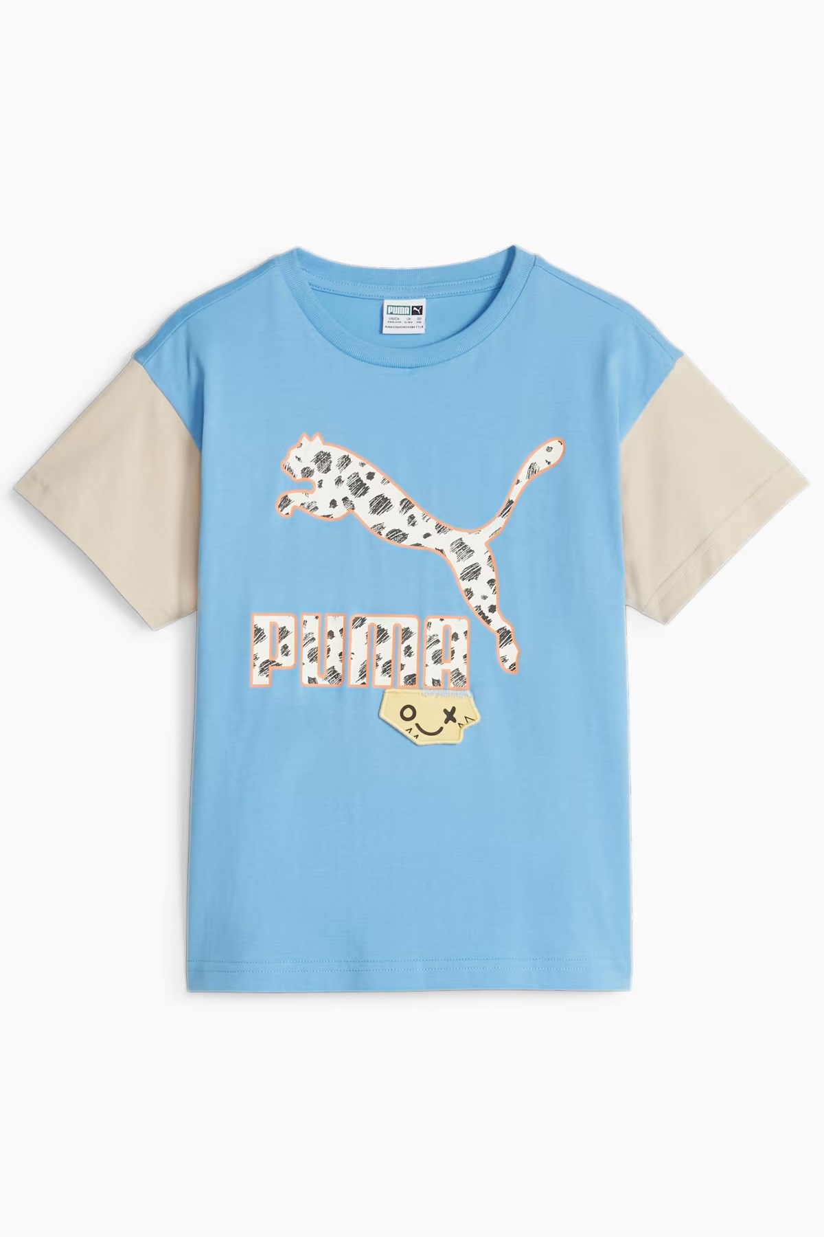 Puma Classıcs Mıx Mtch Çocuk Tişört 62157627 Mavi