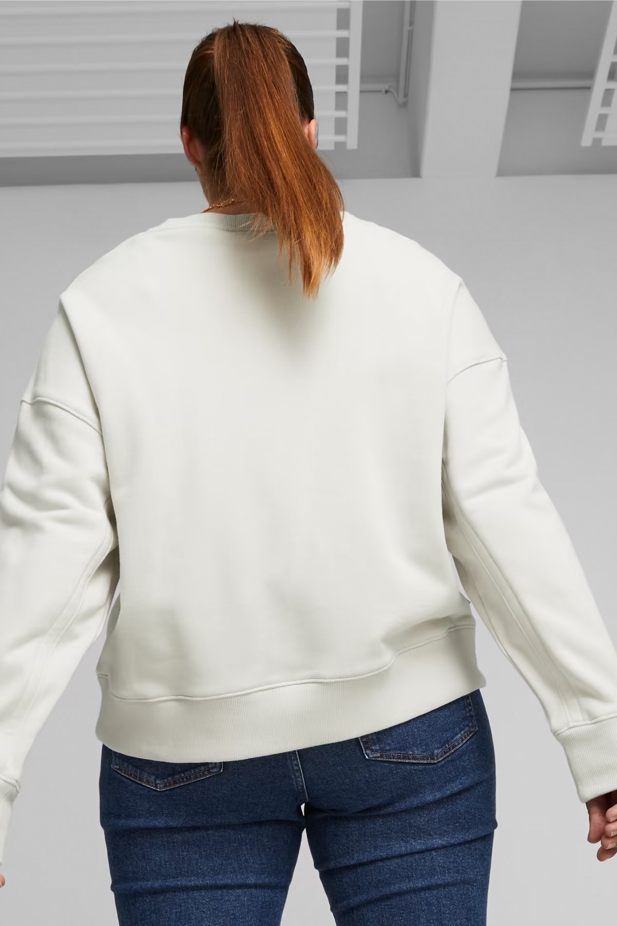 Puma Infuse Kadın Sweatshirt 62167217 Beyaz