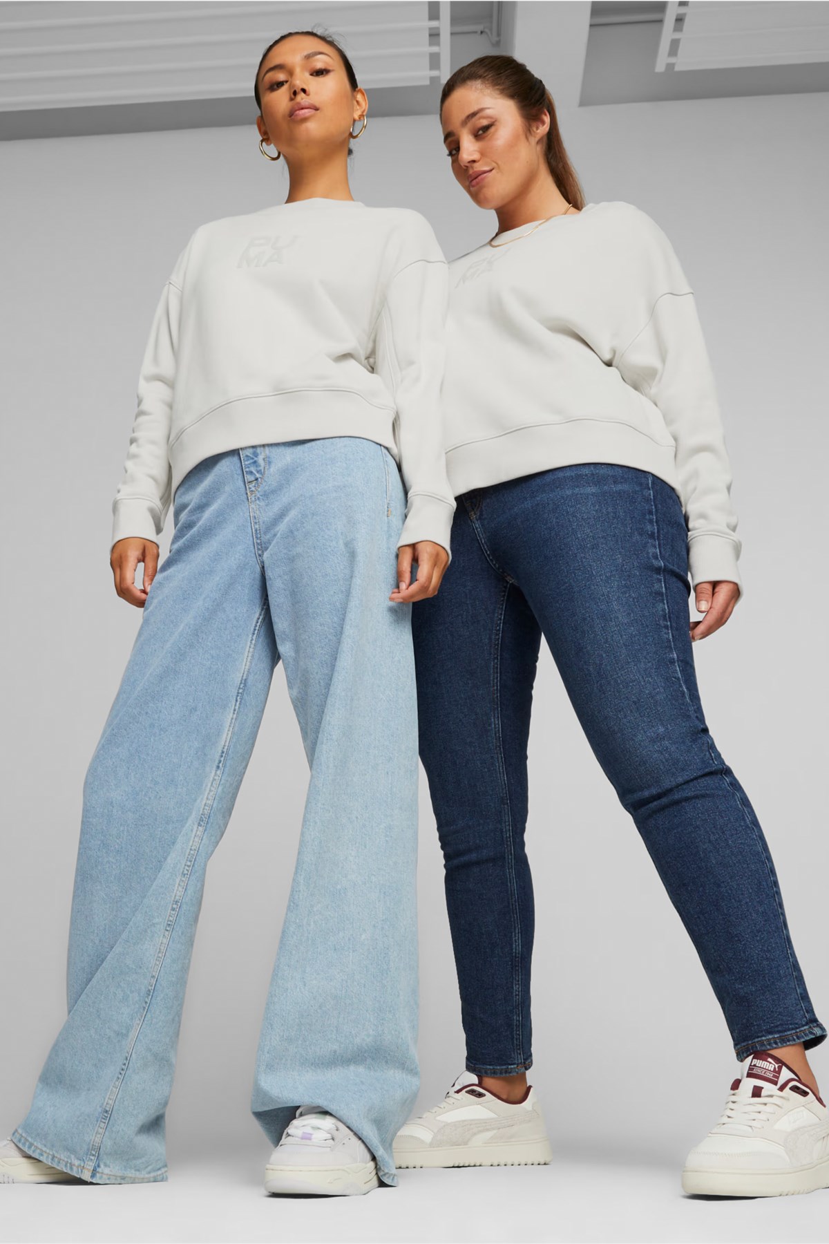Puma Infuse Kadın Sweatshirt 62167217 Beyaz