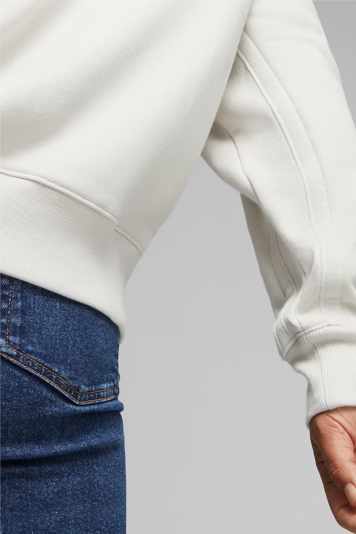 Puma Infuse Kadın Sweatshirt 62167217 Beyaz