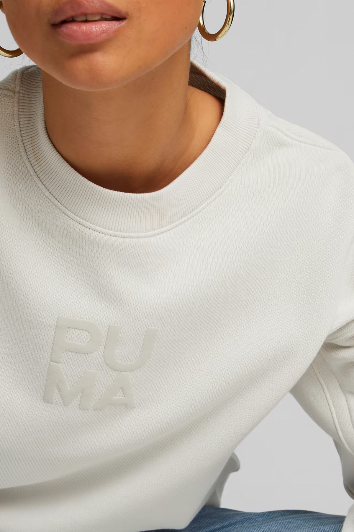 Puma Infuse Kadın Sweatshirt 62167217 Beyaz