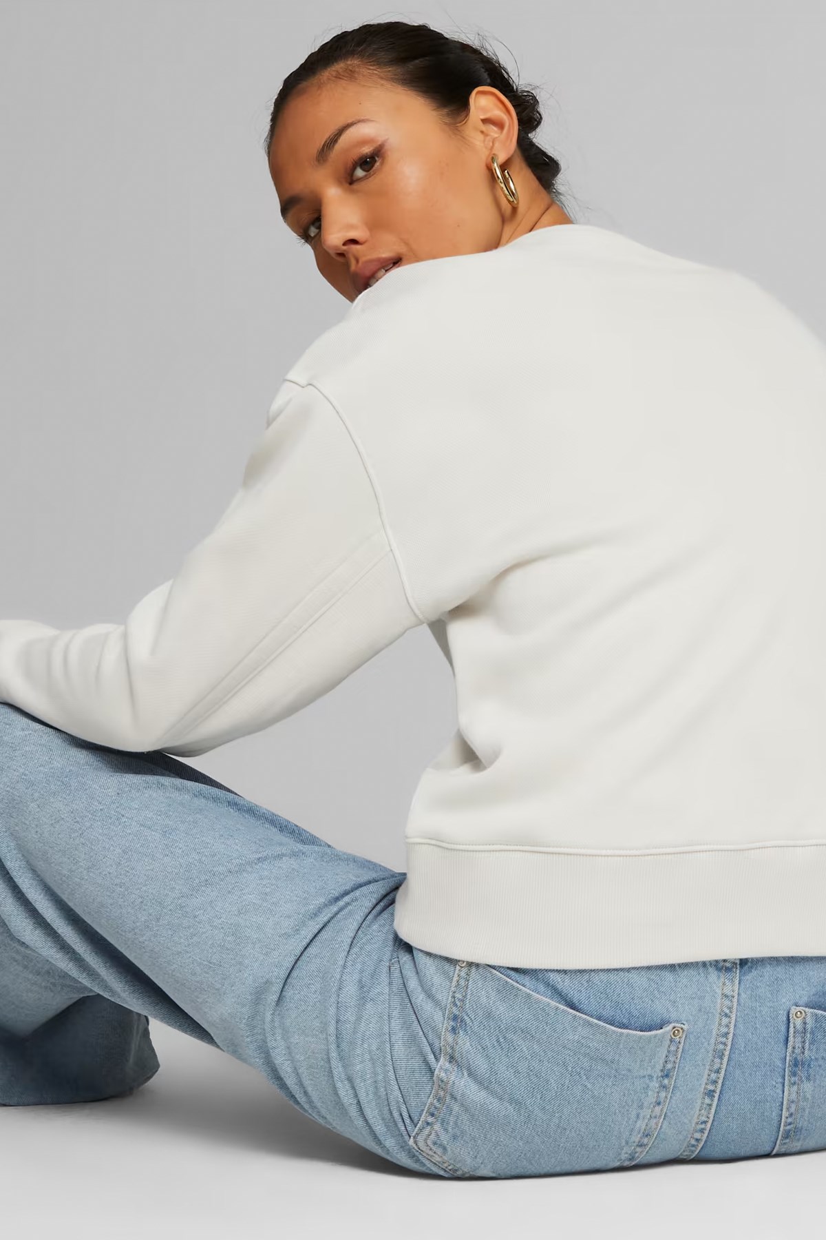 Puma Infuse Kadın Sweatshirt 62167217 Beyaz