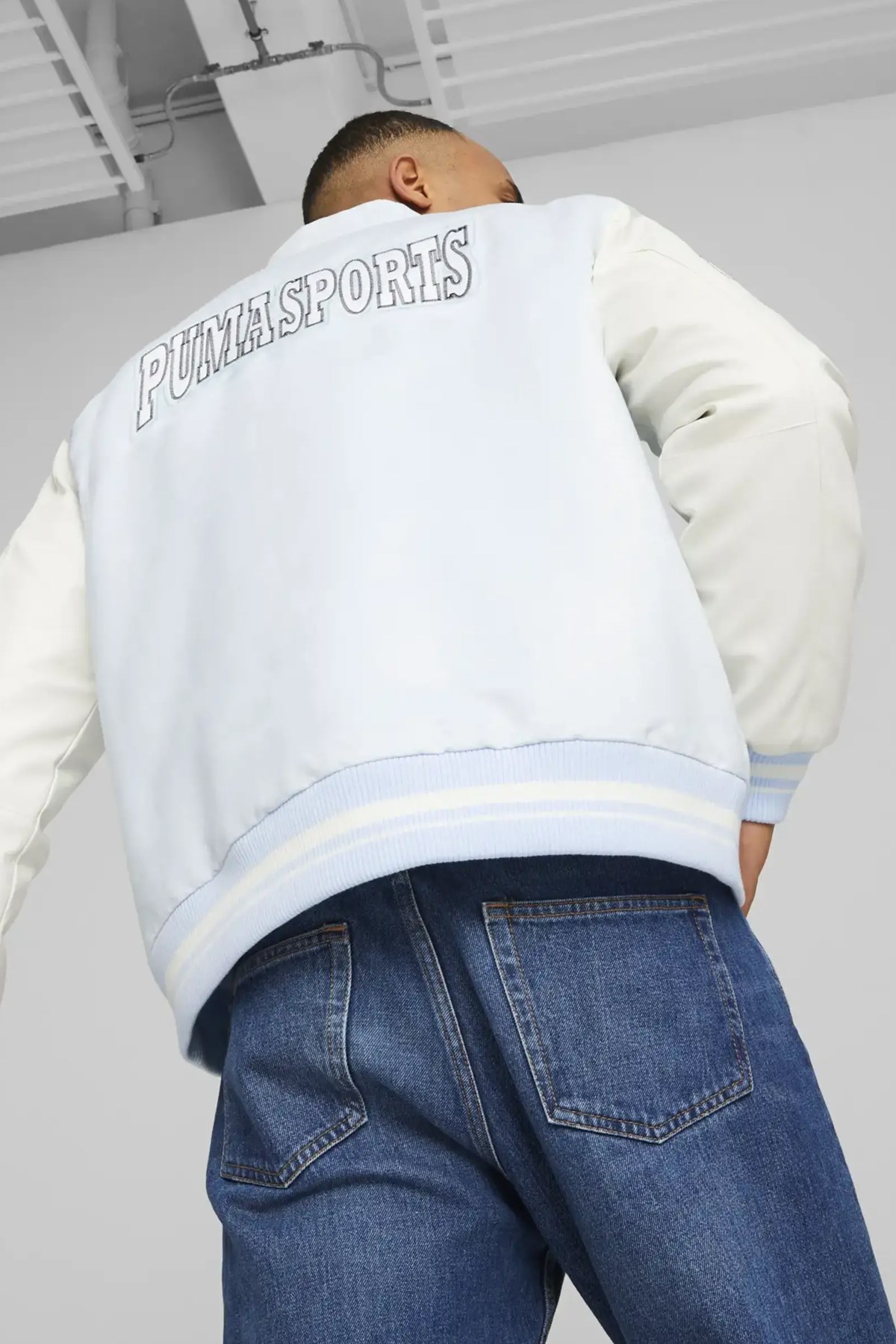 Puma Team Varsity Erkek Mont 62178869 Mavi