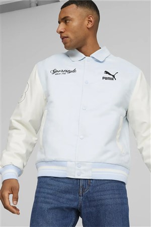 Puma Team Varsity Erkek Mont 62178869 Mavi