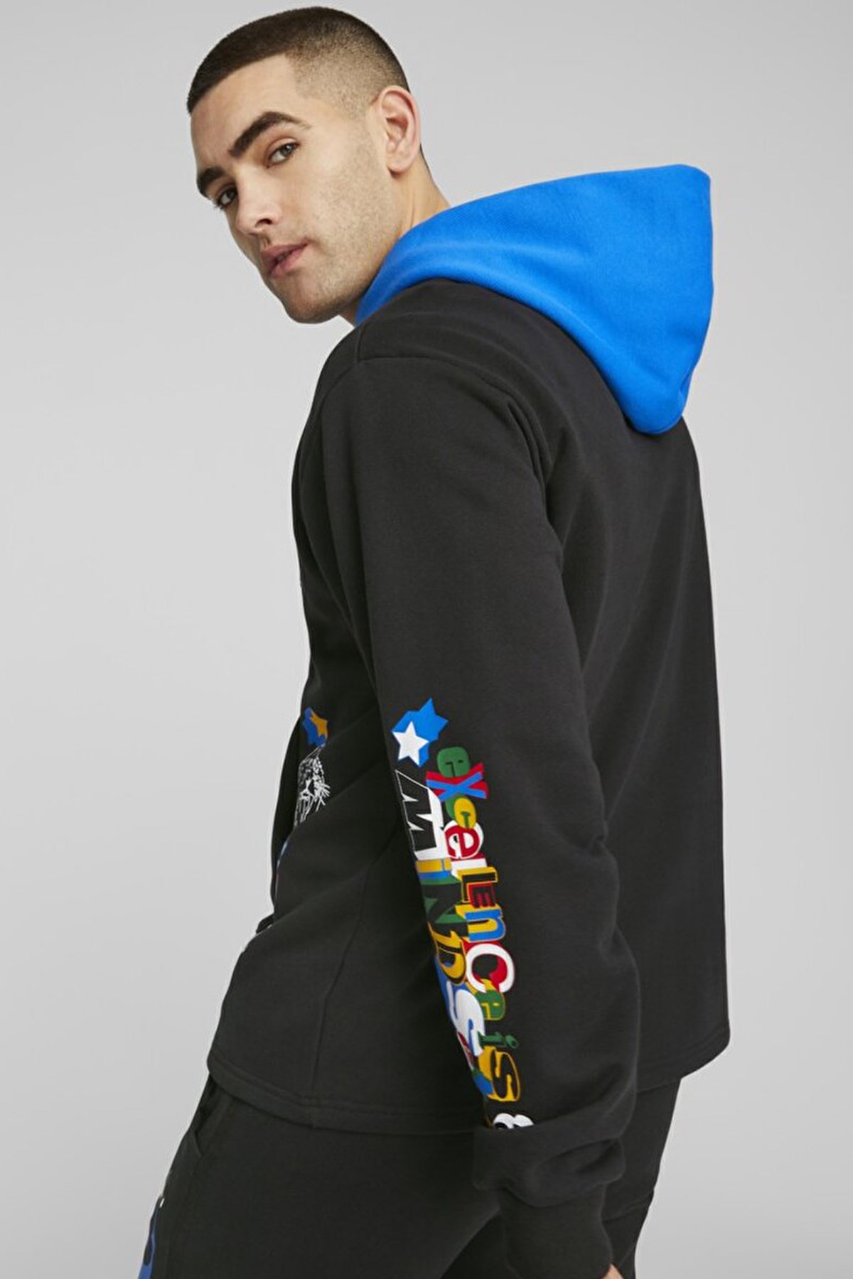 Puma Trash Talk Hoodie Erkek Kapüşonlu Sweat 62206701 Siyah