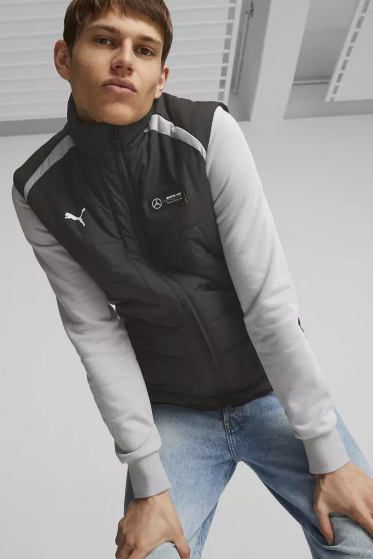 Puma Mapf1 Padded Gilet Erkek Yelek 62213301 Siyah