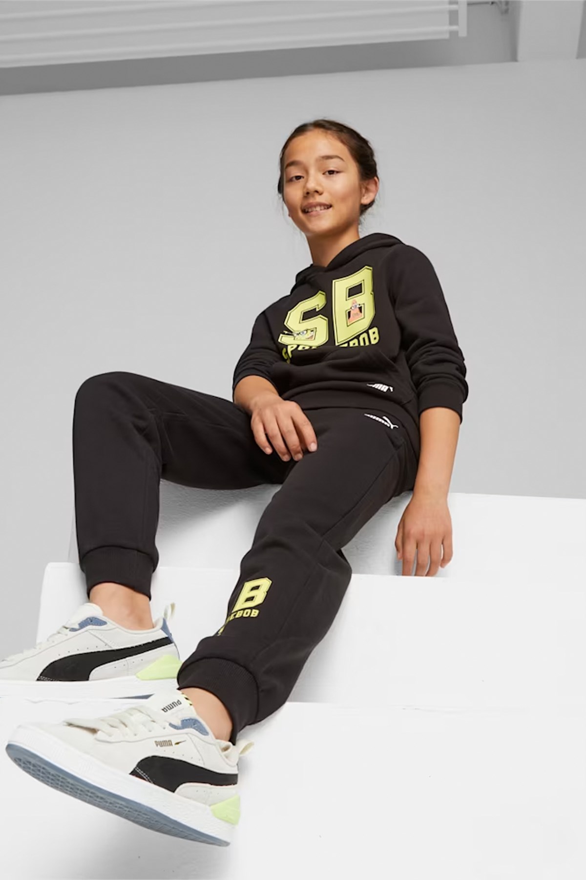 Puma Trash Talk Hoodie Çocuk Sweat 62221301 Siyah