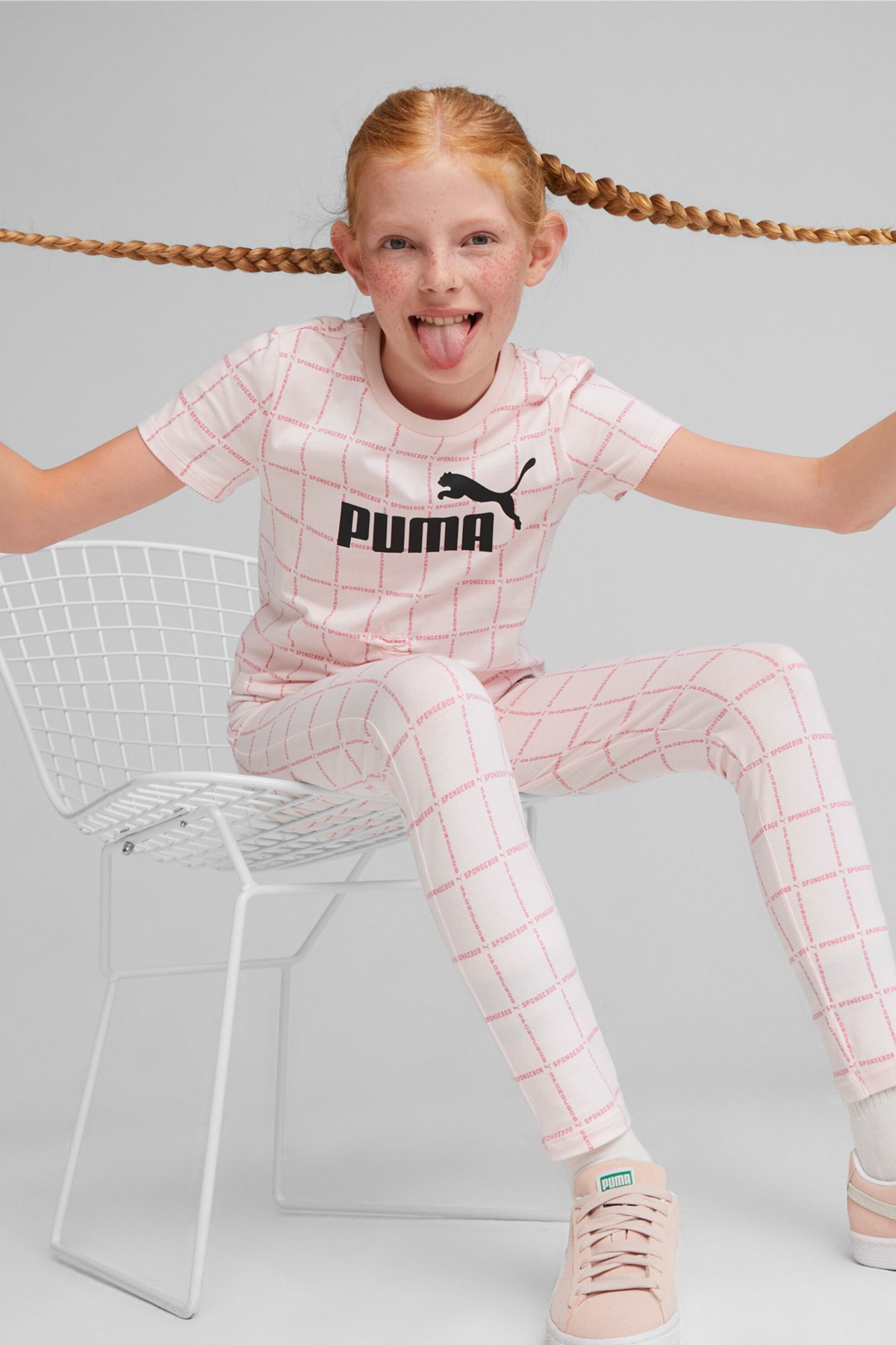 Puma X Spongebob Çocuk Tayt 62221524 Pembe