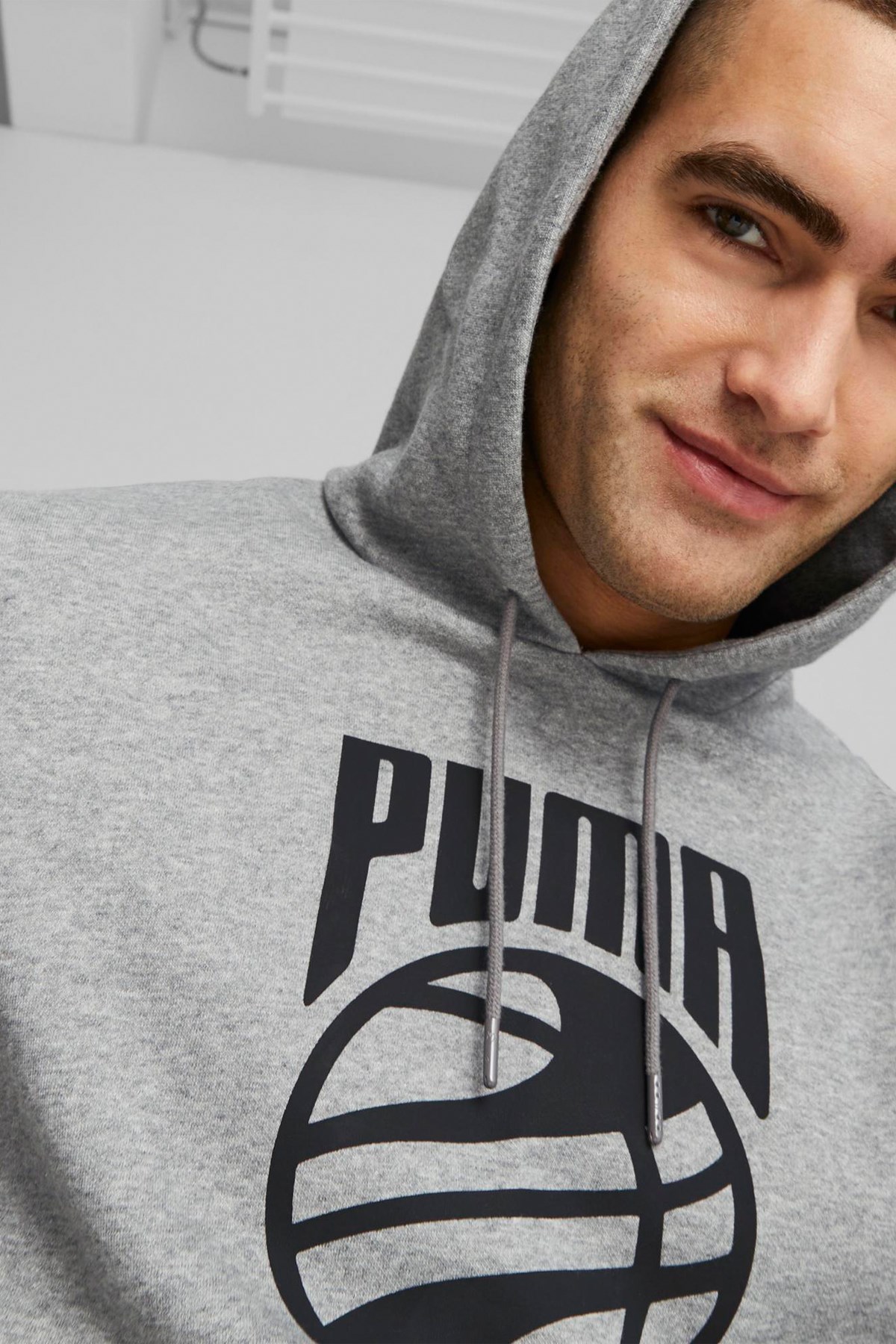Puma Posterize Erkek Sweatshirt 62264902 Gri