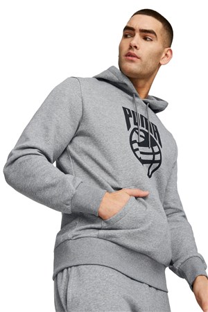 Puma Posterize Erkek Sweatshirt 62264902 Gri