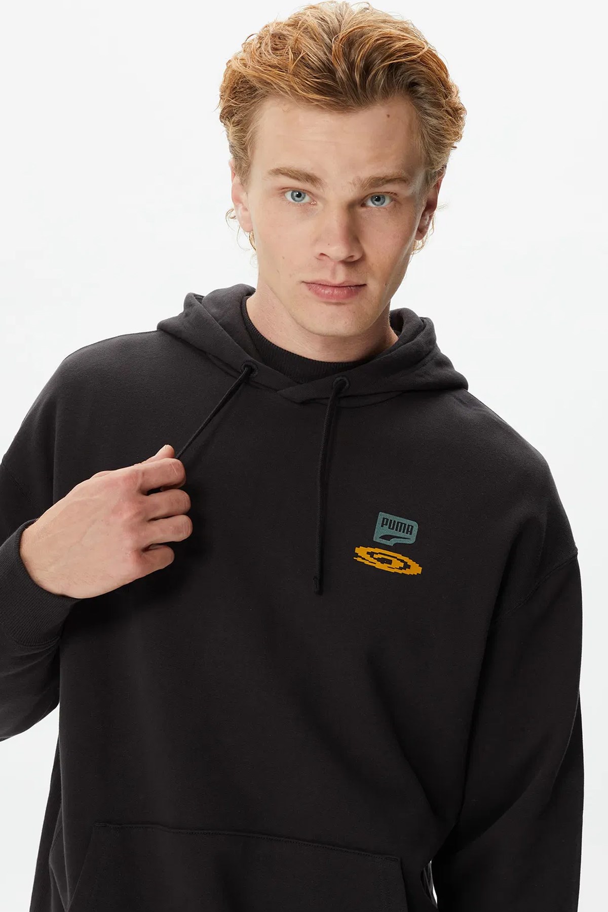Puma Downtown Graphic Erkek Sweat 62298501 Siyah