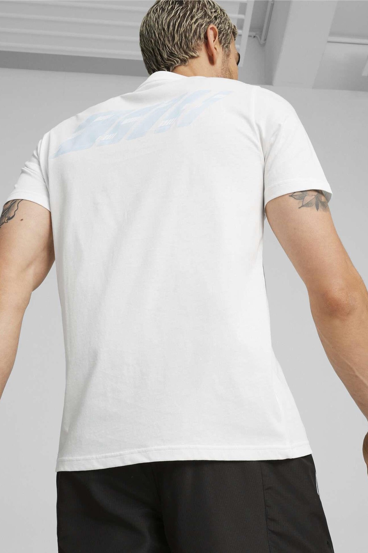 Puma Amg Graphic Erkek Tişört 62371703 Beyaz